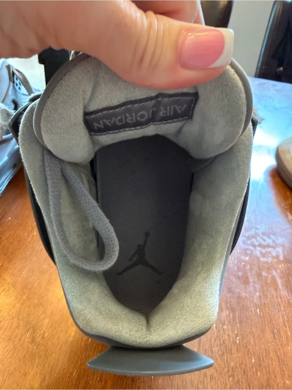 Jordan Retro High-Top Sneakers in Grey